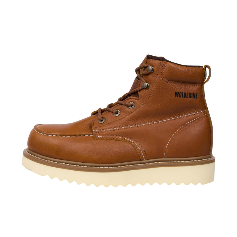 Load image into Gallery viewer, Wolverine Moc Toe 6 Inch Steel Toe Left Profile