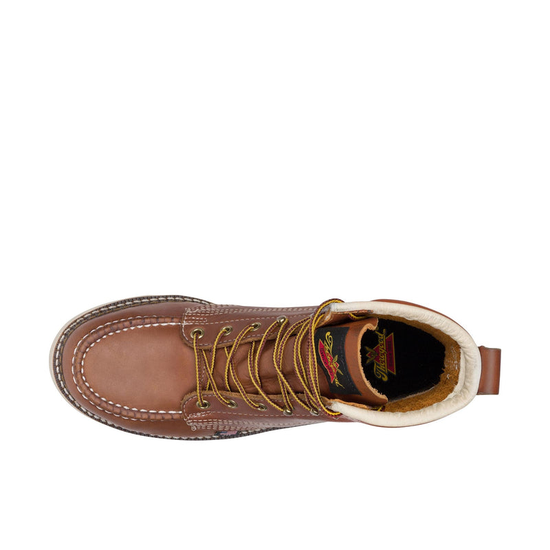 Load image into Gallery viewer, Thorogood American Heritage 6 Inch Moc Toe MAXWear Wedge Top View