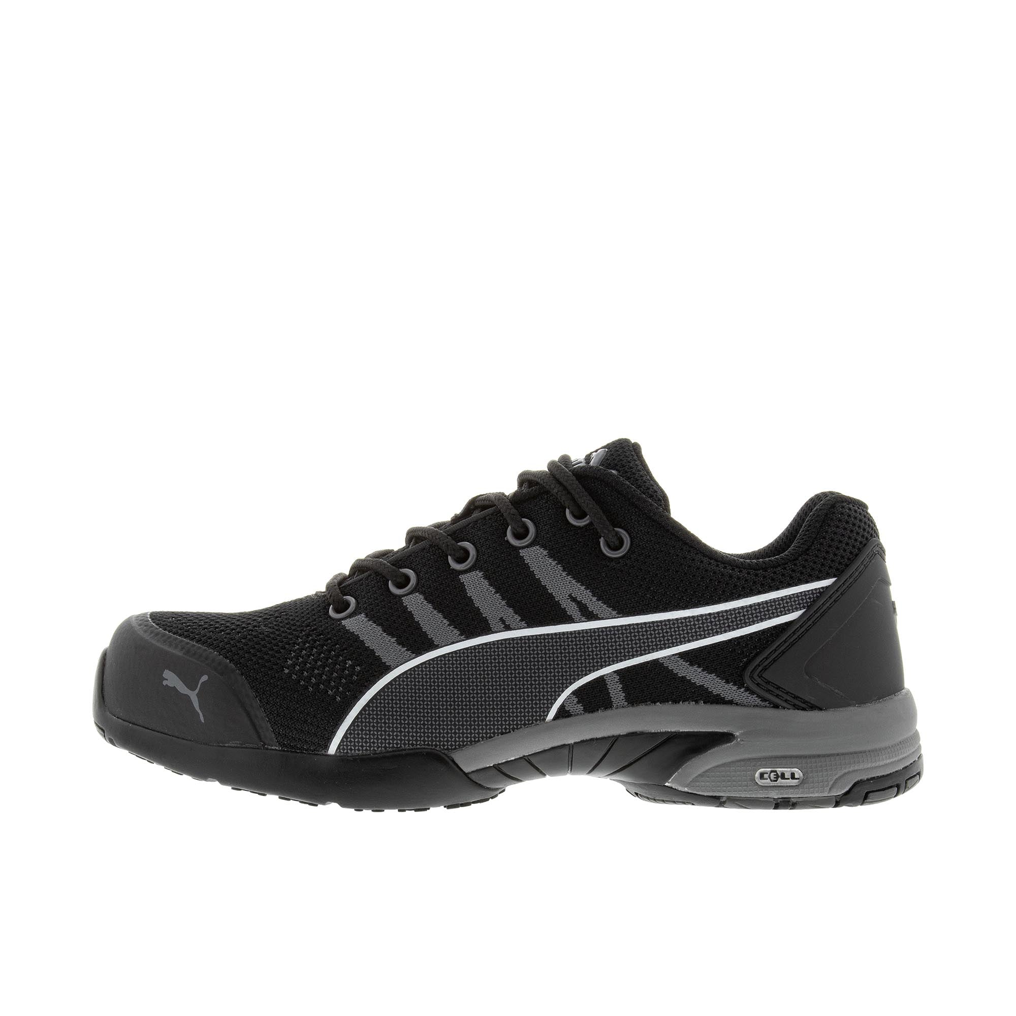 Puma Safety Womens Celerity Knit Steel Toe Black Shoeteria