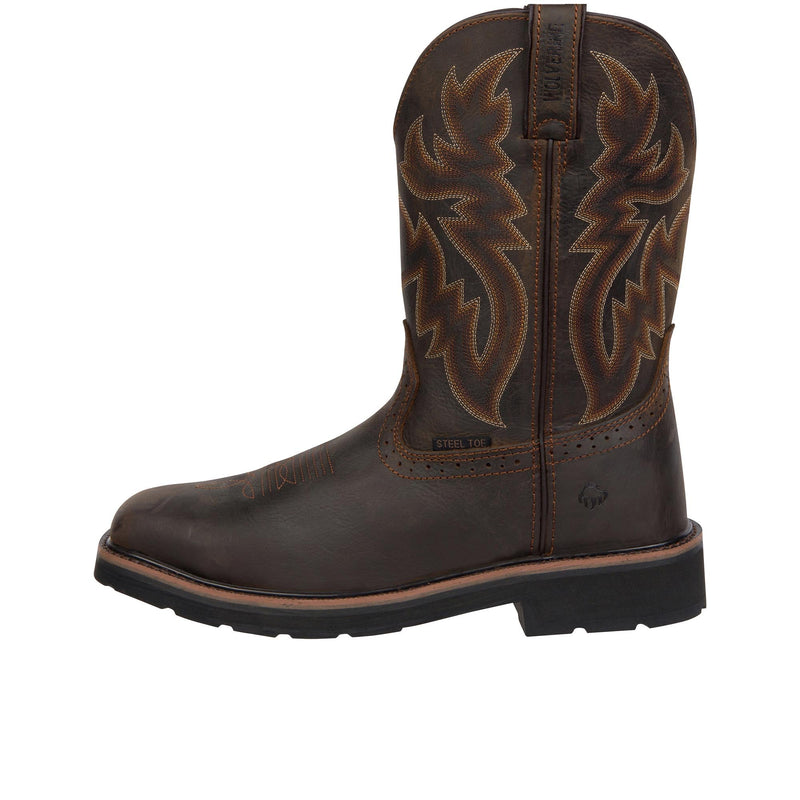 Load image into Gallery viewer, Wolverine Rancher Steel Toe Left Profile