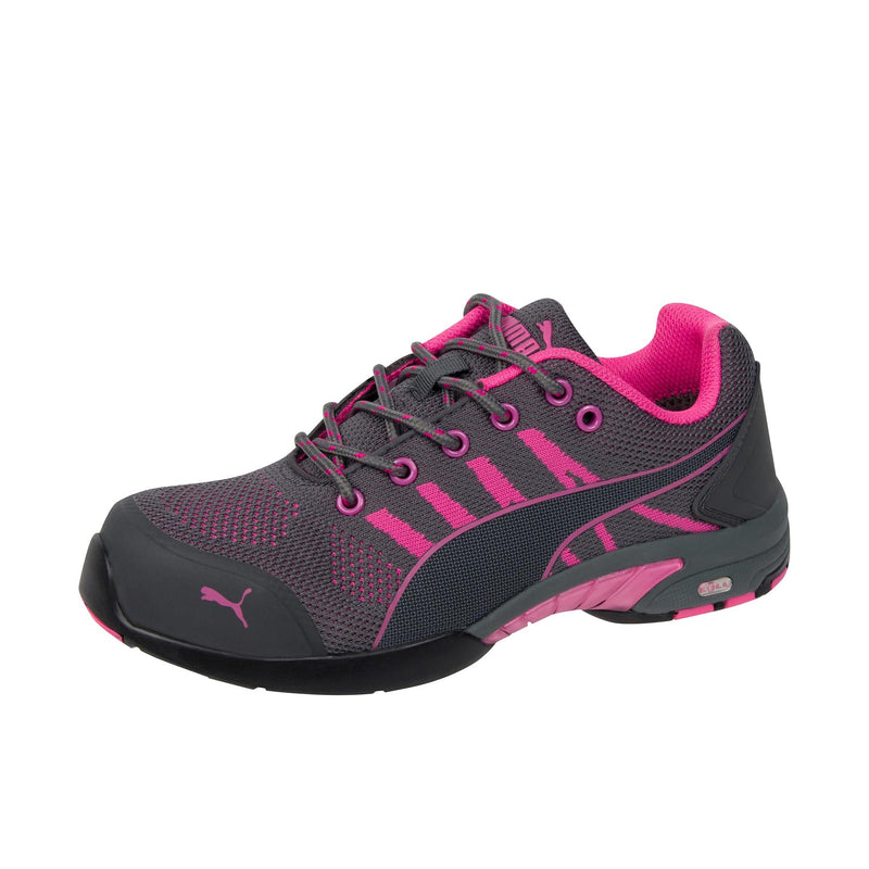 Load image into Gallery viewer, Puma Safety Celebrity Knit Low Steel Toe Left Angle View