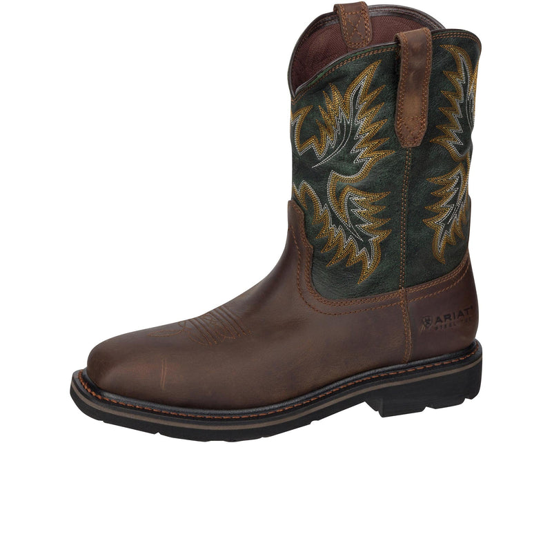 Load image into Gallery viewer, Ariat Sierra Wide Square Toe Steel Toe Left Angle View