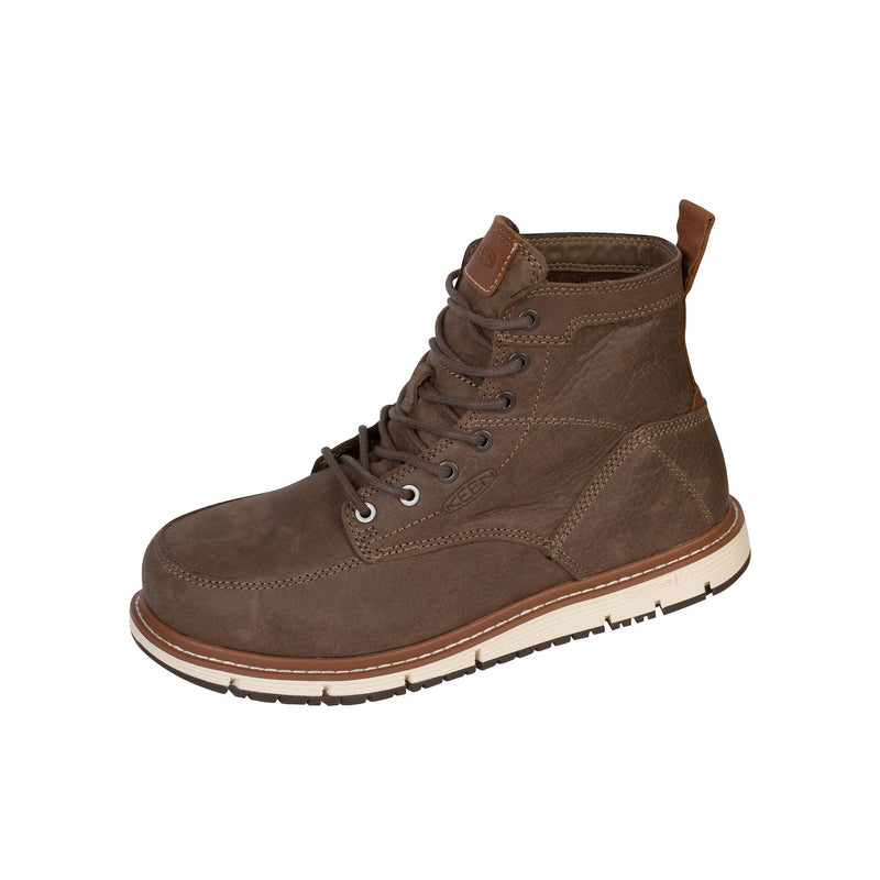 Load image into Gallery viewer, Keen Utility San Jose 6 Inch Alloy Toe Falcon Caramel Cafe