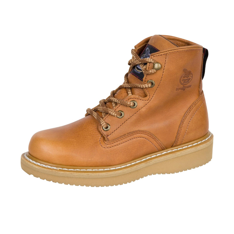 Load image into Gallery viewer, Georgia Boot Wedge 6 Inch Soft Toe Left Angle View