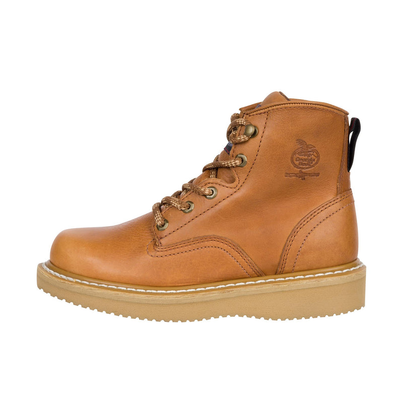 Load image into Gallery viewer, Georgia Boot Wedge 6 Inch Soft Toe Left Profile