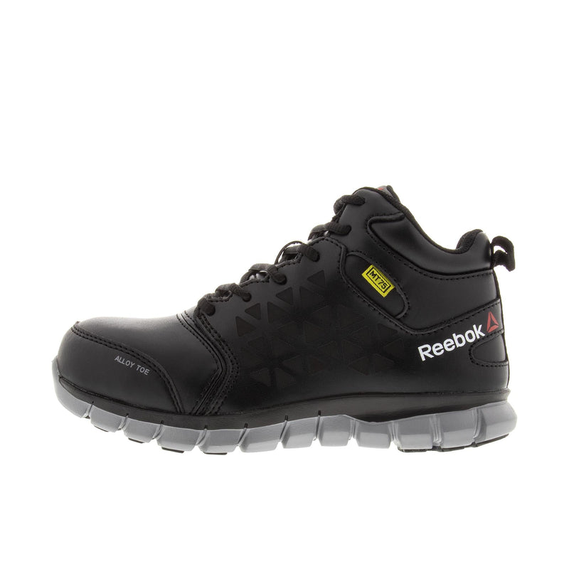 Load image into Gallery viewer, Reebok Work Womens Sublite Cushion Mid-Cut Work Alloy Toe Black
