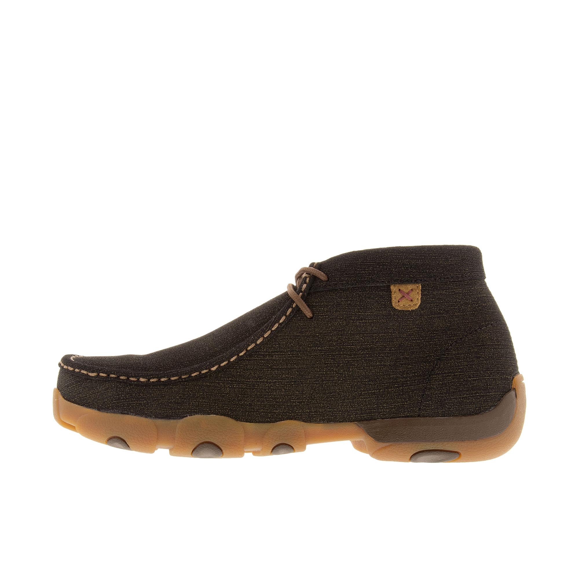 Twisted X Men's Work Chukka Driving Moc - Composite Toe, Full-Grain Leather