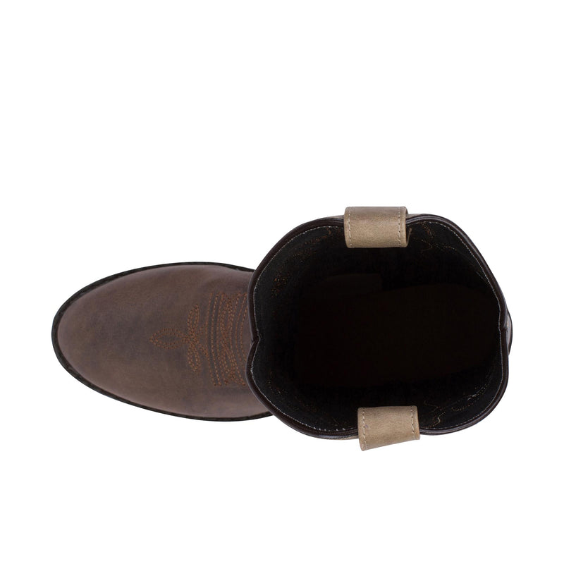 Load image into Gallery viewer, Smoky Mountain Boots Monterey Western Top View