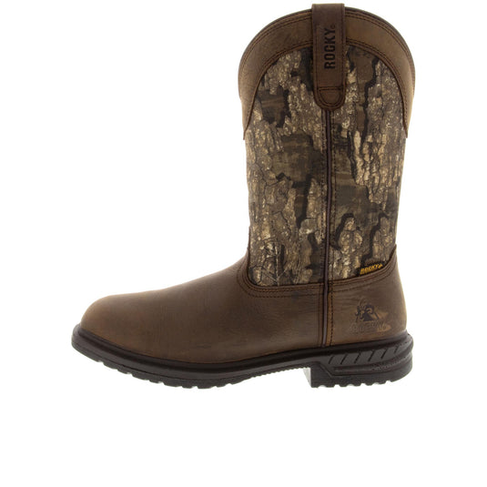 Rocky Worksmart Western Boot Soft Toe Left Profile