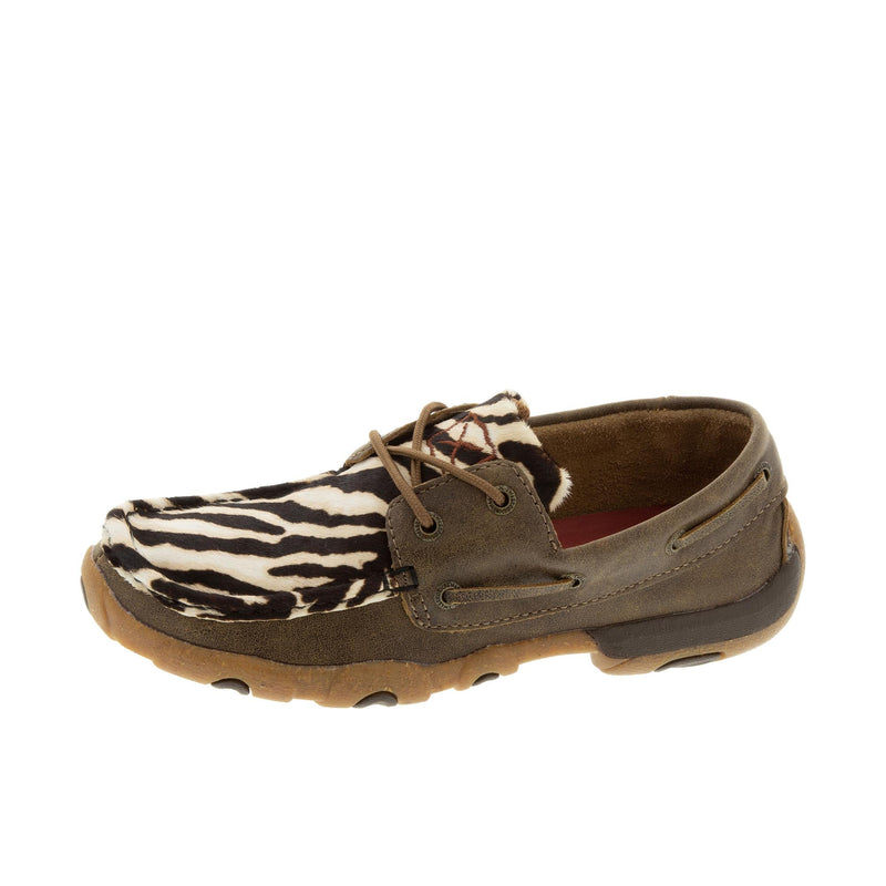 Load image into Gallery viewer, Twisted X Boat Shoe Driving Moc Left Angle View