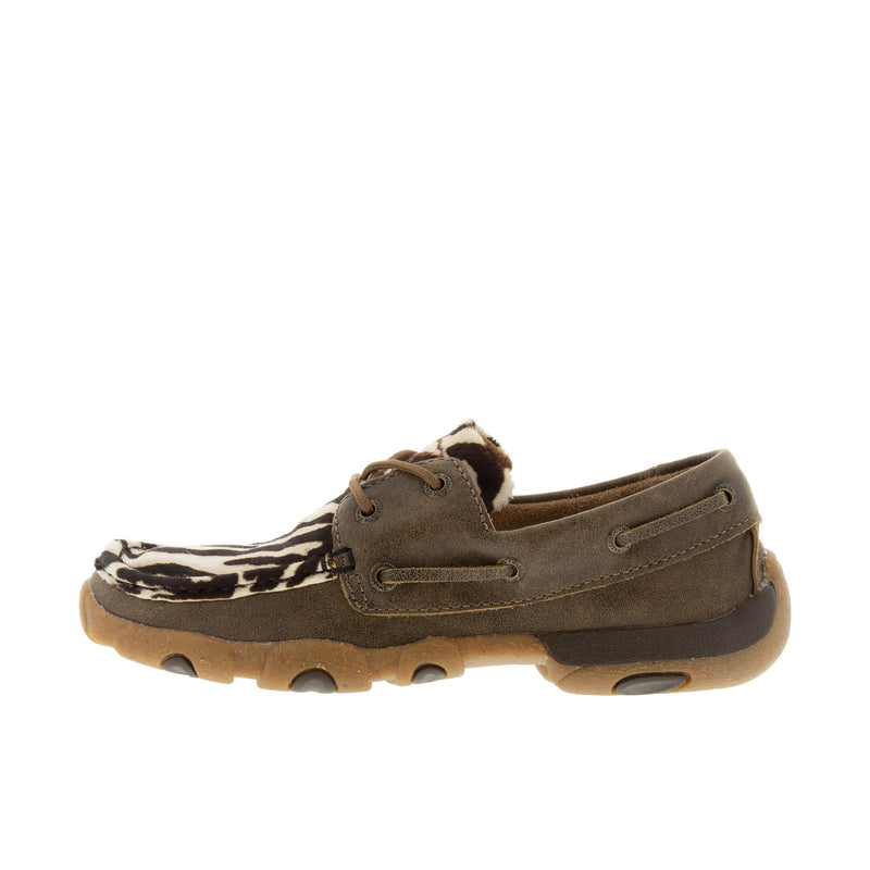 Load image into Gallery viewer, Twisted X Boat Shoe Driving Moc Left Profile