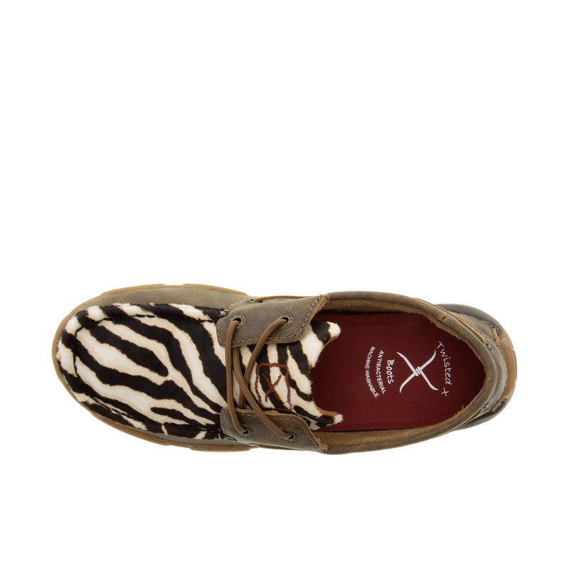Load image into Gallery viewer, Twisted X Boat Shoe Driving Moc Top View