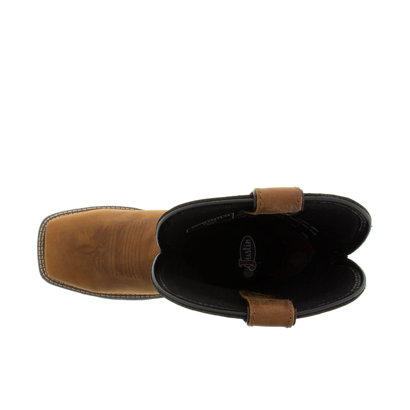 Load image into Gallery viewer, Justin Rush Steel Toe Saddle Tan