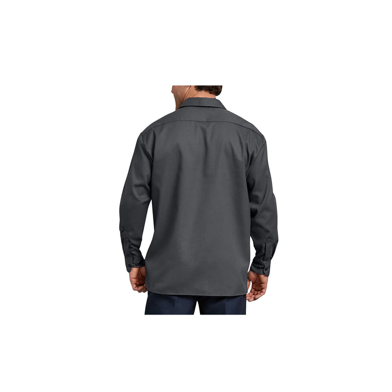 Load image into Gallery viewer, Dickies FLEX Relaxed Fit Long Sleeve Twill Work Shirt Back View