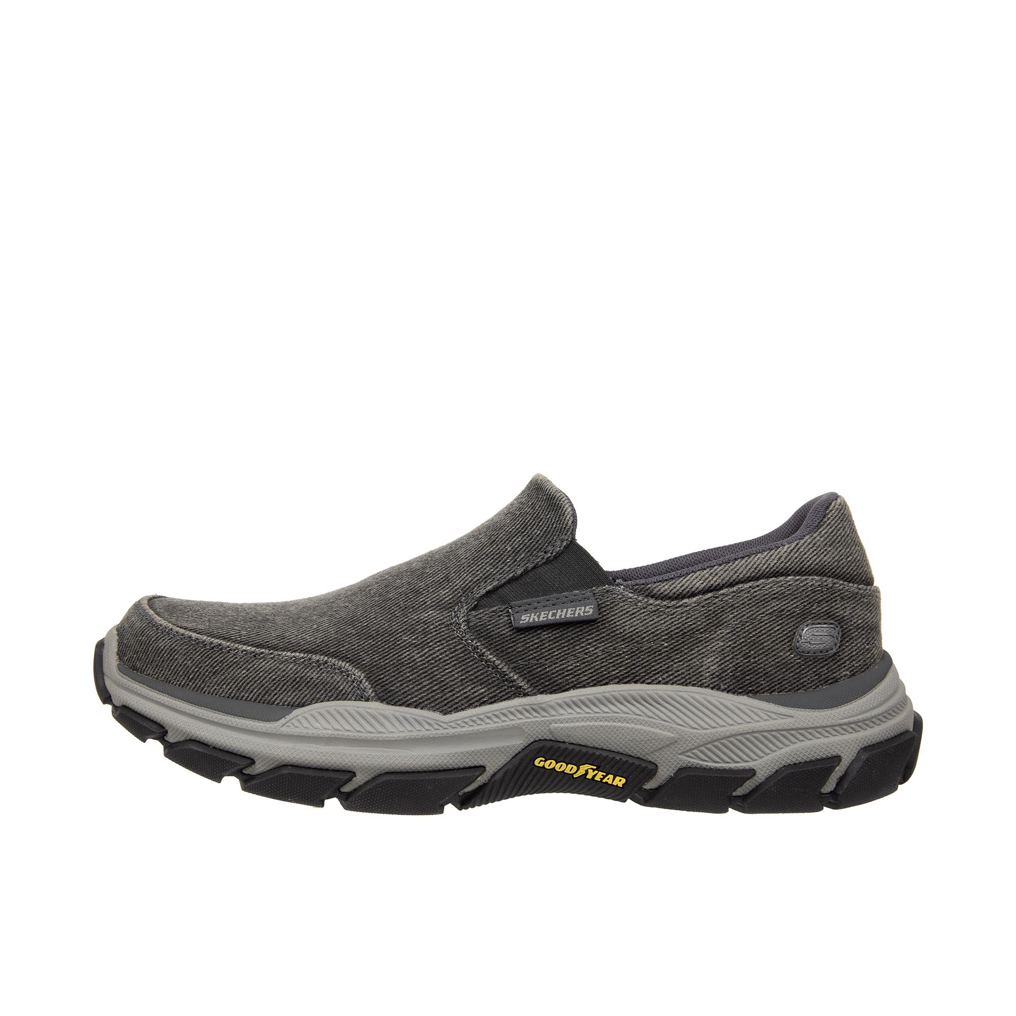 Skechers Relaxed Fit Respected Fallston Men s Shoes Size 8.5 Charcoal
