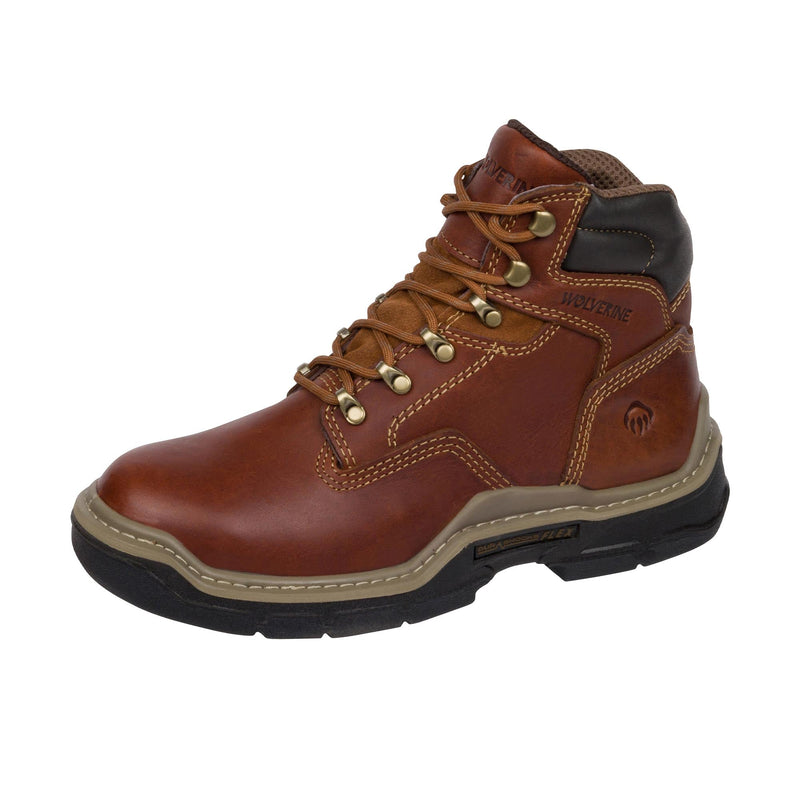 Load image into Gallery viewer, Wolverine Raider Durashock Soft Toe Left Angle View