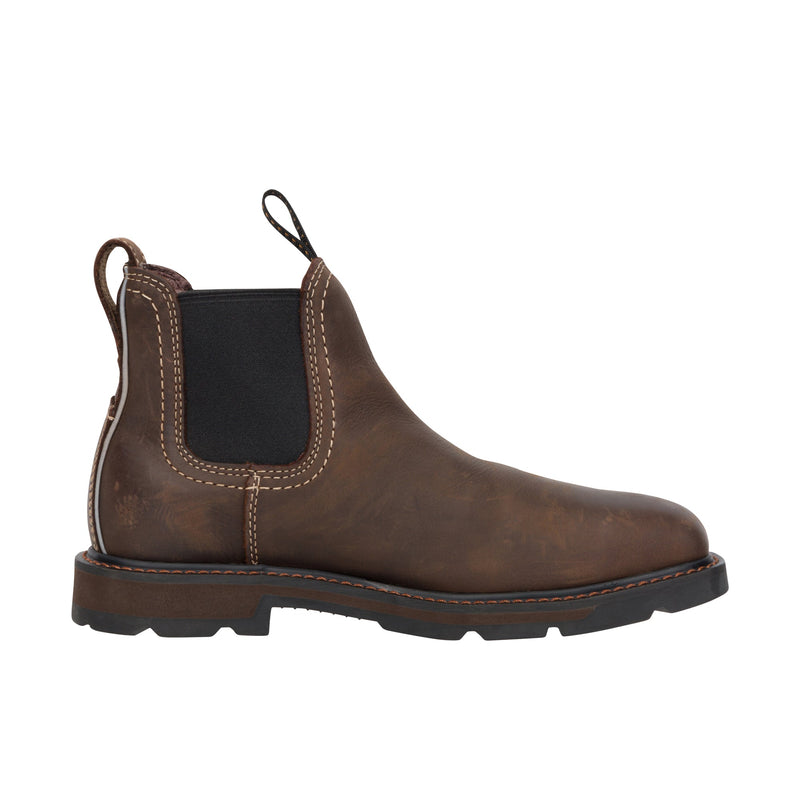 Load image into Gallery viewer, Ariat Groundbreaker Chelsea Square Toe H2O Steel Toe Dark Brown