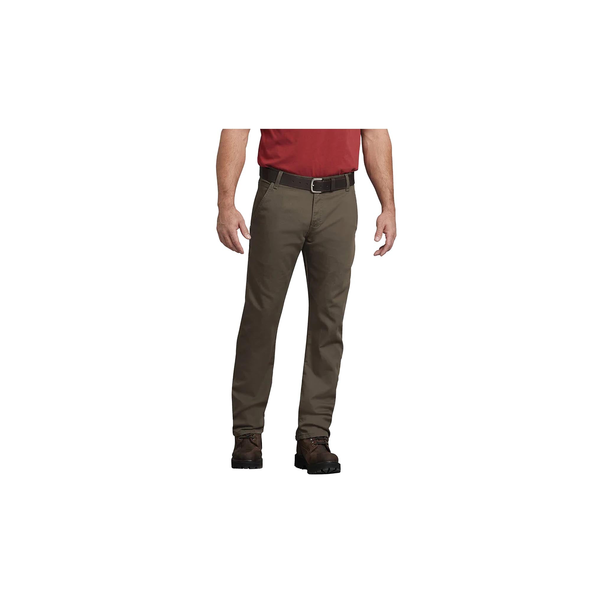 Dickies Flex Regular Fit Straight Leg Carpenter Pants Stonewashed Mush –  Shoeteria