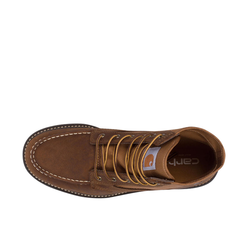 Load image into Gallery viewer, Carhartt 6 Inch Moc Soft Toe Top View