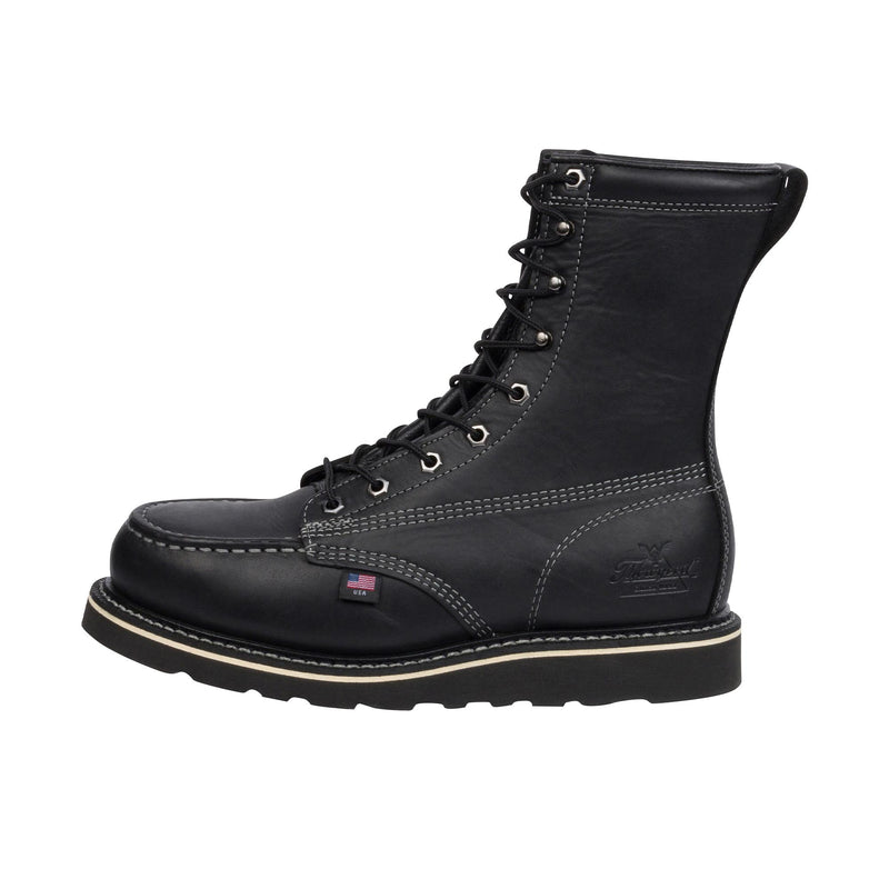 Load image into Gallery viewer, Thorogood American Heritage Midnight Series 8 Inch Moc Steel Toe Left Profile