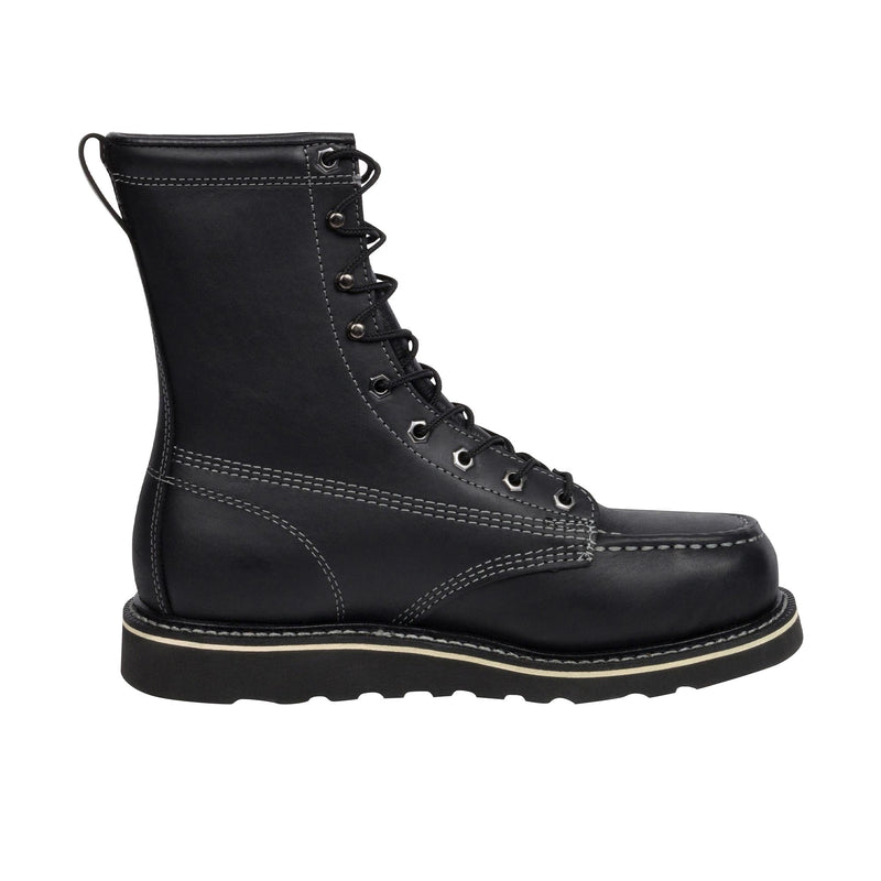 Load image into Gallery viewer, Thorogood American Heritage Midnight Series 8 Inch Moc Steel Toe Inner Profile