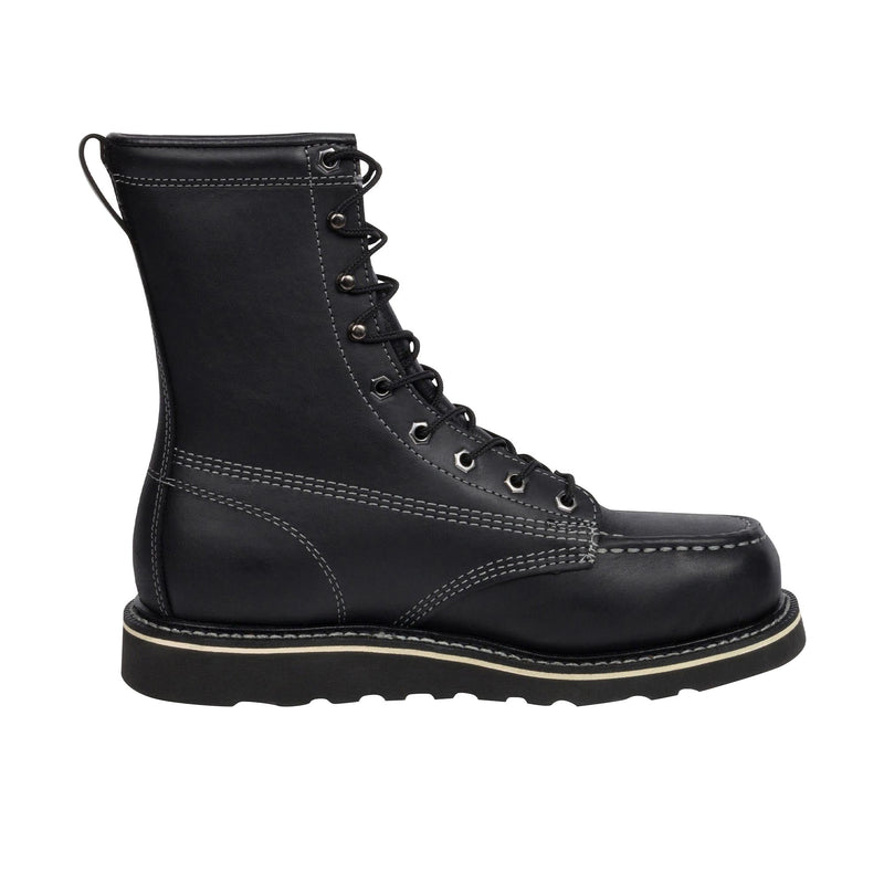 Load image into Gallery viewer, Thorogood American Heritage Midnight Series 8 Inch Moc Steel Toe Inner Profile