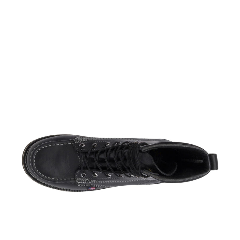 Load image into Gallery viewer, Thorogood American Heritage Midnight Series 8 Inch Moc Steel Toe Top View