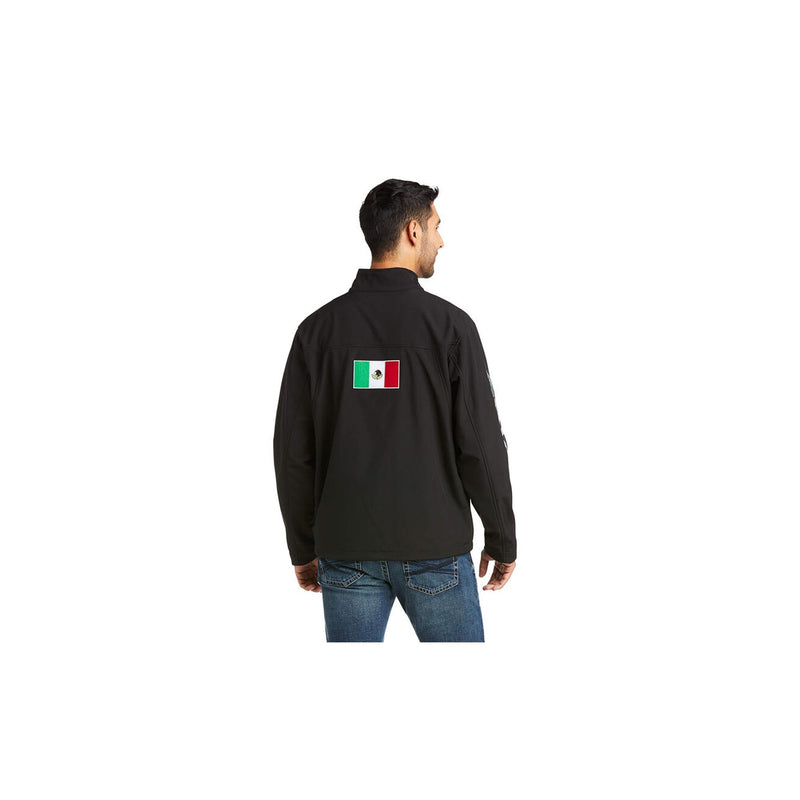 Load image into Gallery viewer, Ariat New Team Softshell Mexico Jacket Back View