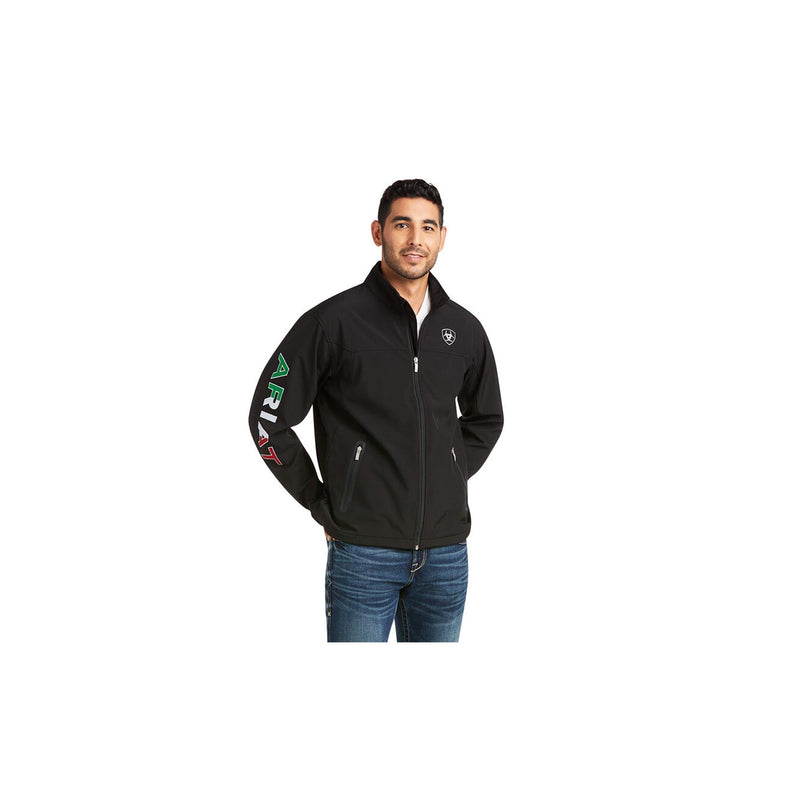 Load image into Gallery viewer, Ariat New Team Softshell Mexico Jacket Front View