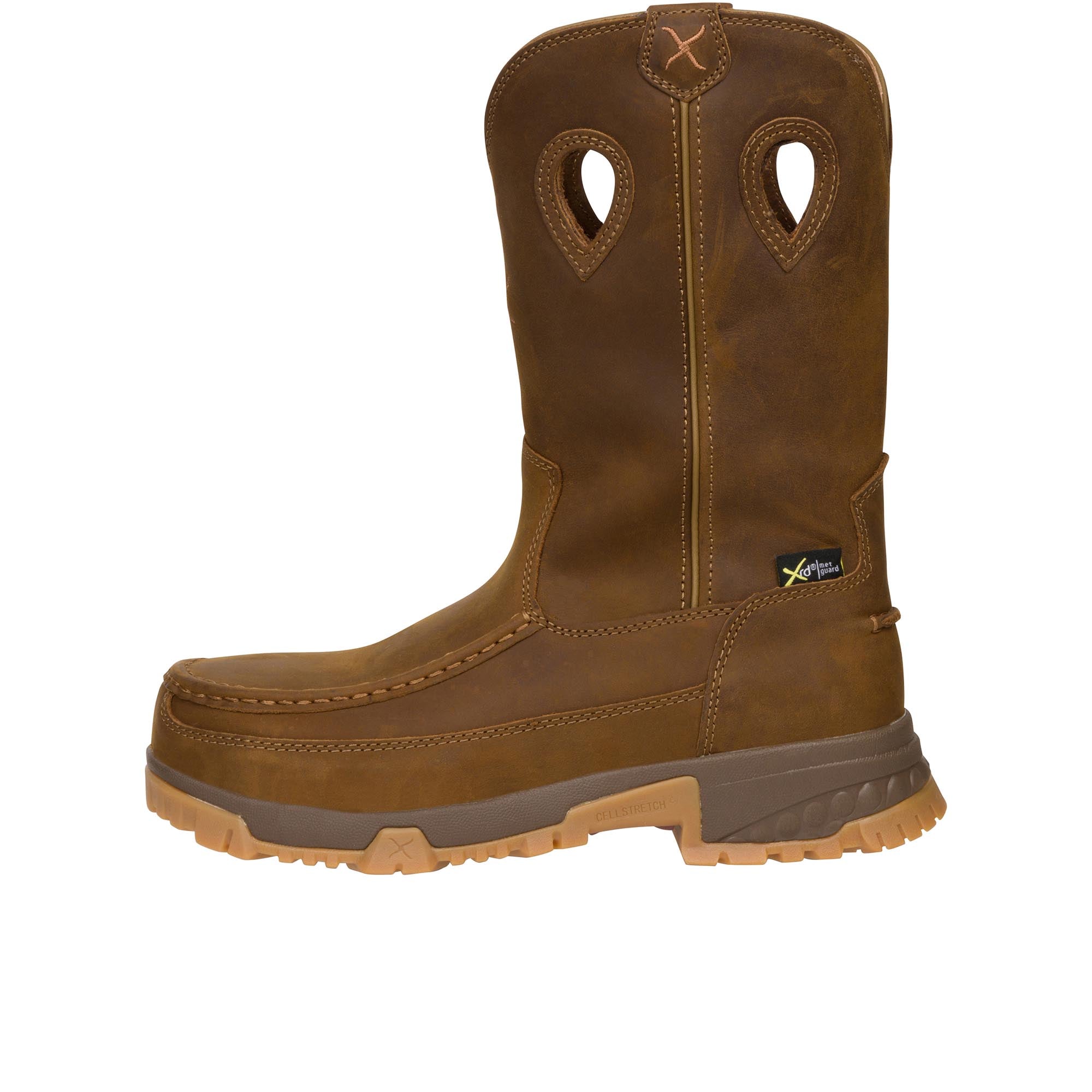 Twisted x 11 Pull On Composite Toe Work Boots Men s Distressed Saddle