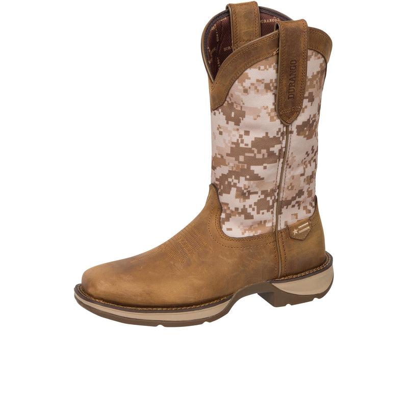 Load image into Gallery viewer, Durango Rebel Western Boot Soft Toe Left Angle View