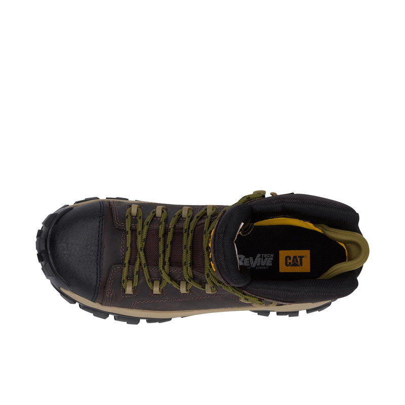 Load image into Gallery viewer, Caterpillar Invader Hiker Composite Toe Top View