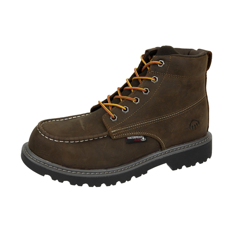 Load image into Gallery viewer, Wolverine Floorhand Moc Toe Steel Toe Left Angle View