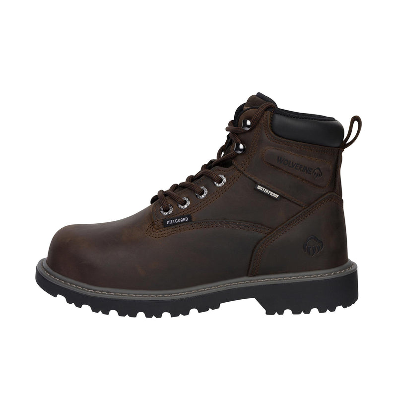 Load image into Gallery viewer, Wolverine Floorhand Internal Met Guard Steel Toe Left Profile