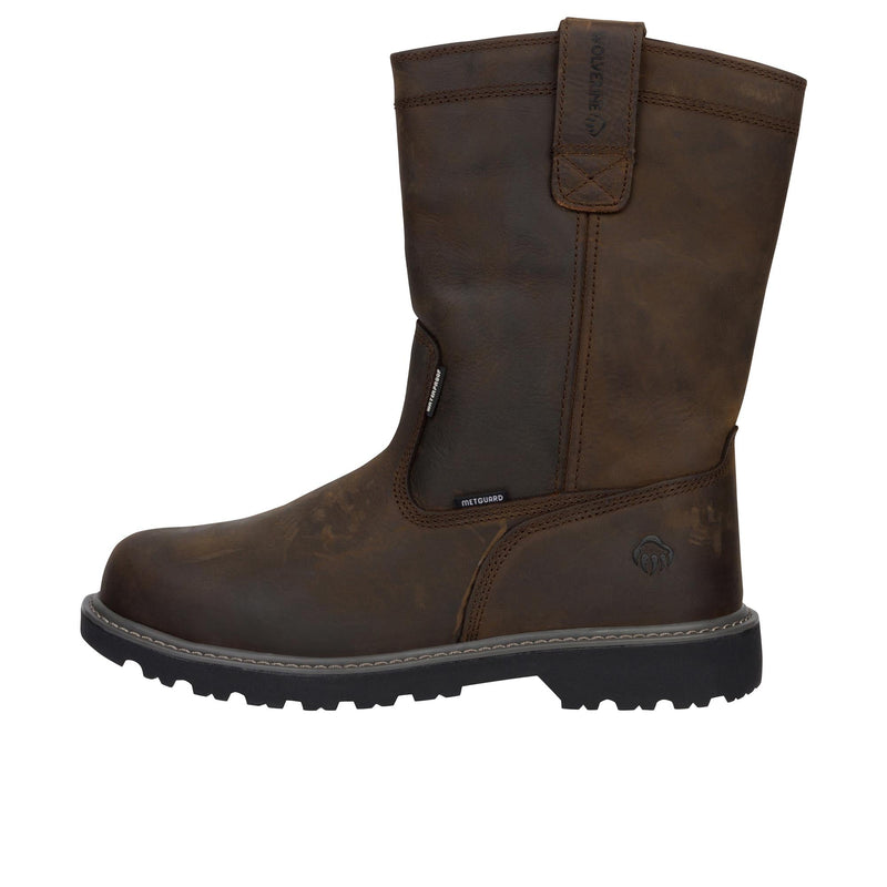 Load image into Gallery viewer, Wolverine Floorhand Internal Met Guard Wellington Left Profile