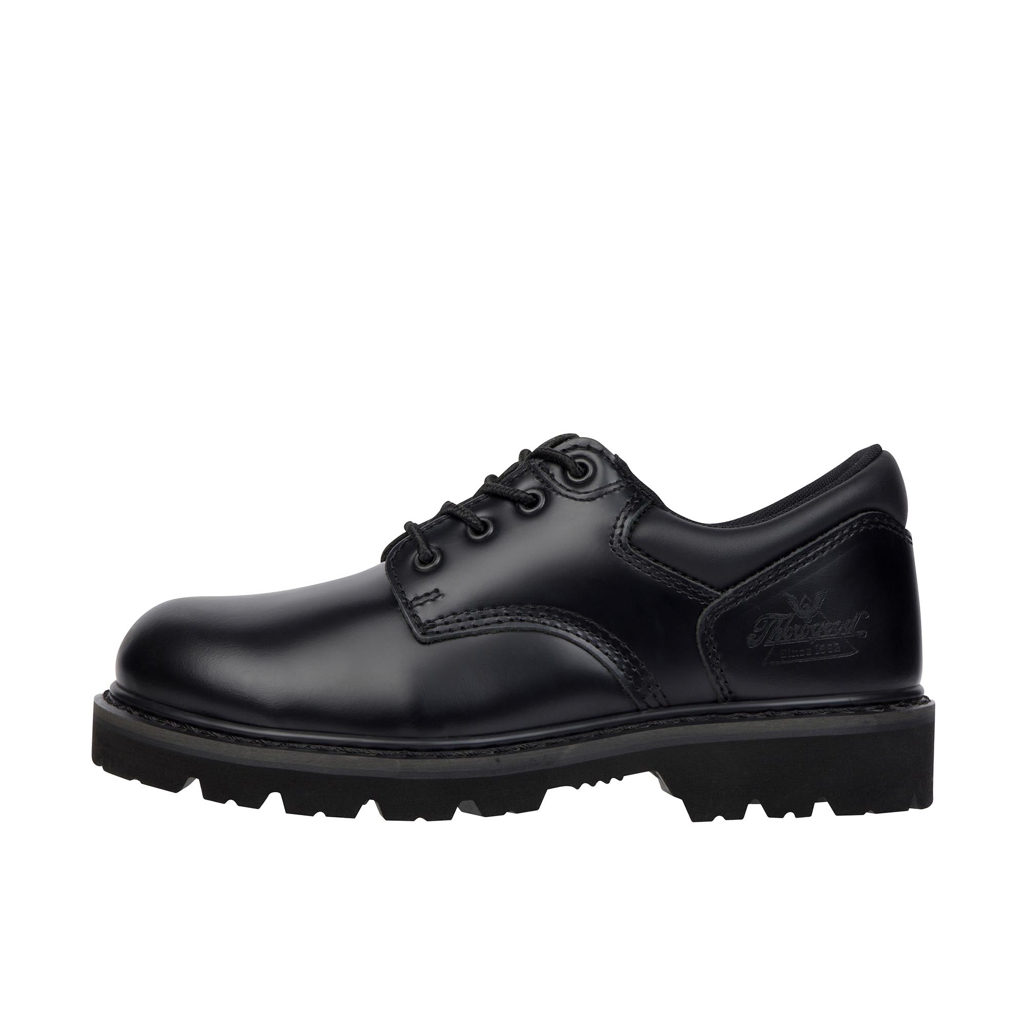 steel toe dress shoes Thorogood Uniform Classics Safety Toe Oxford Steel Toe Black – Shoeteria