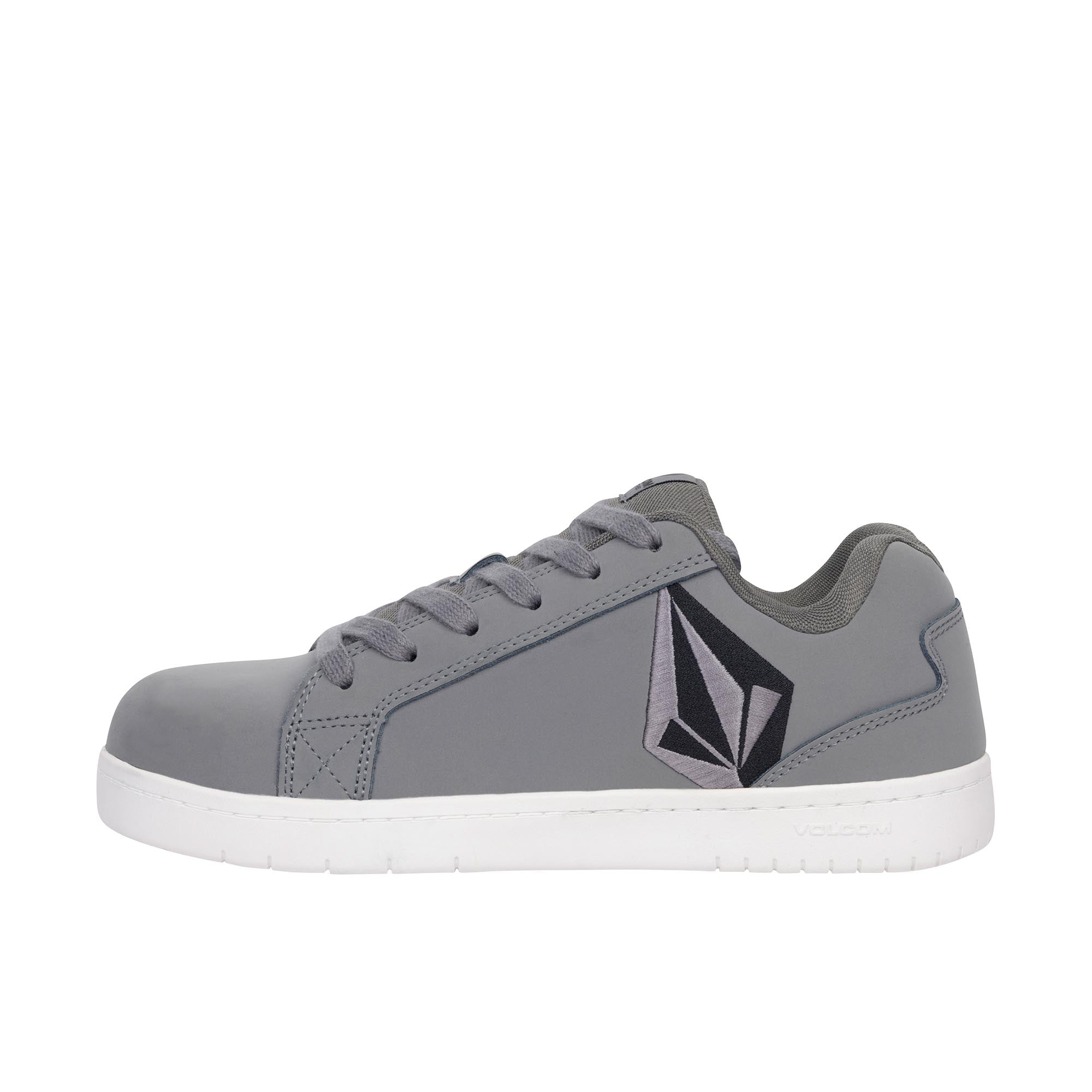 Volcom Stone Nubuck Composite Toe Grey And Black Shoeteria