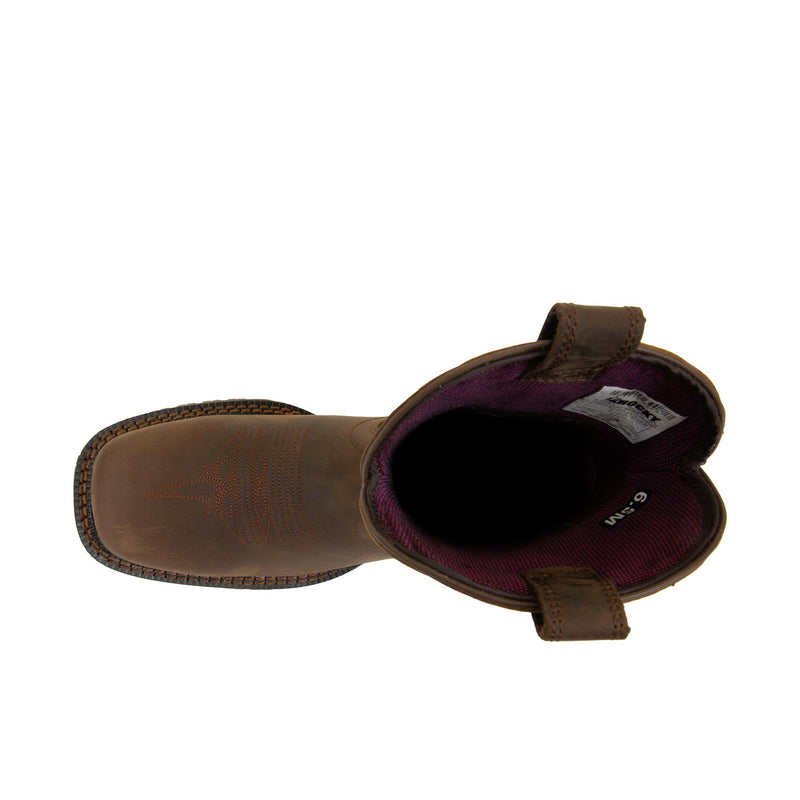 Load image into Gallery viewer, Rocky Womens Rosemary Western Boot Composite Toe Brown