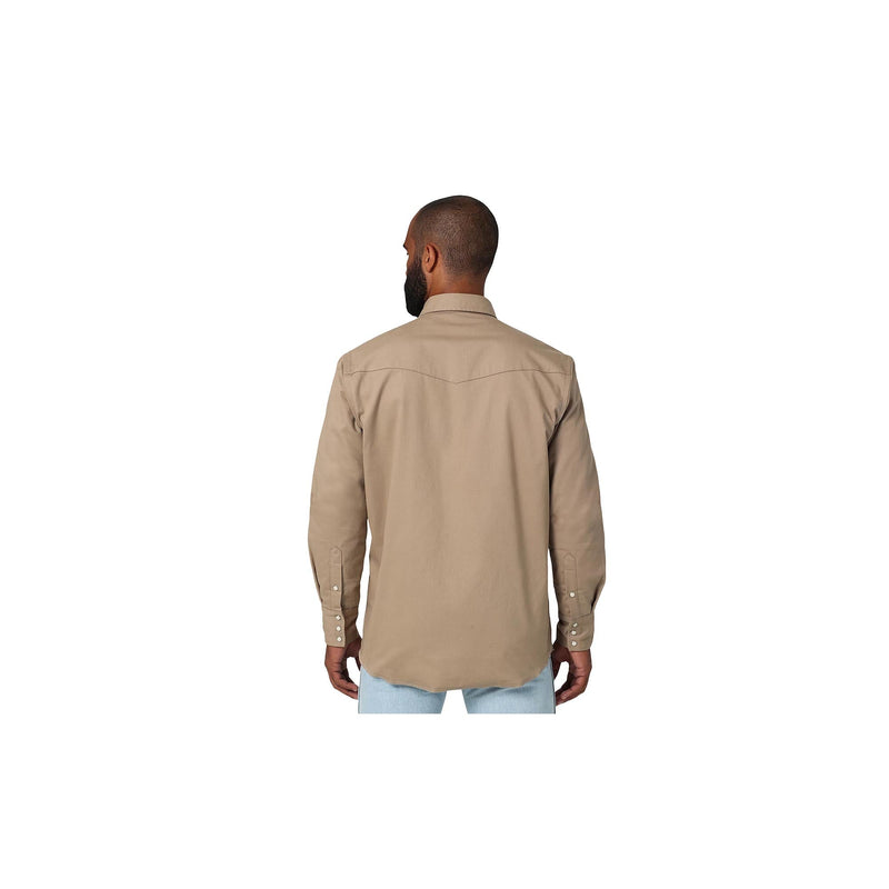 Load image into Gallery viewer, Wrangler Flannel Lined Workshirt Back View