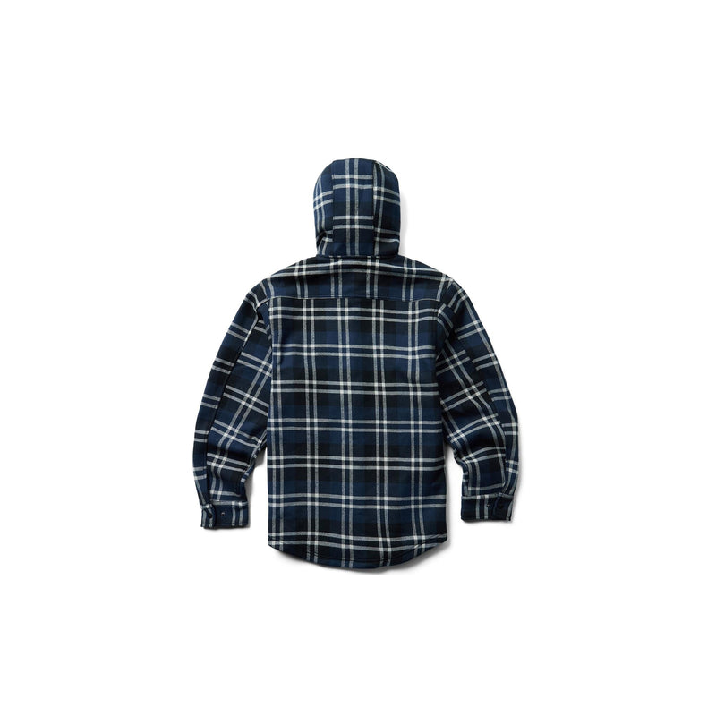 Load image into Gallery viewer, Wolverine Bucksaw Hooded Flannel Shirt Jac Back View