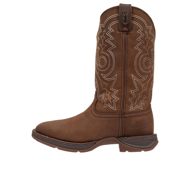 Load image into Gallery viewer, Durango Rebel Work 12 Inch Square Toe Steel Toe Left Profile