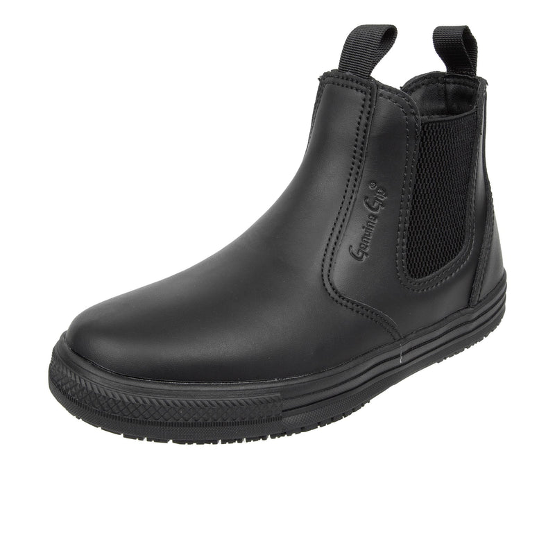 Load image into Gallery viewer, Genuine Grip Pull On Work Boots Soft Toe Left Angle View