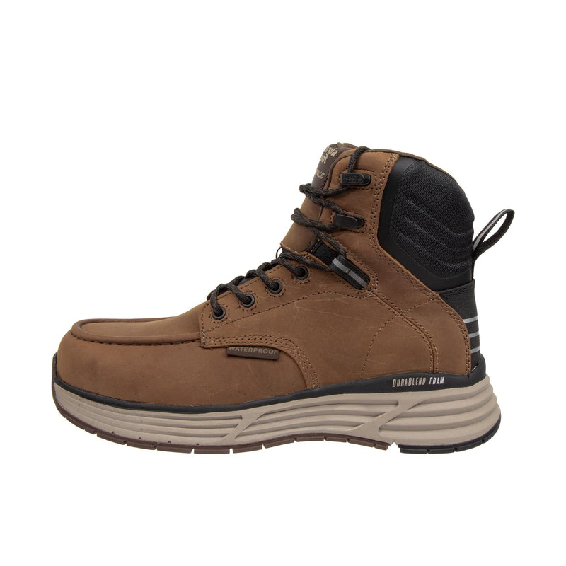 Load image into Gallery viewer, Georgia Boot DuraBlend Sport 6 Inches Moc Toe Composite Toe Left Profile