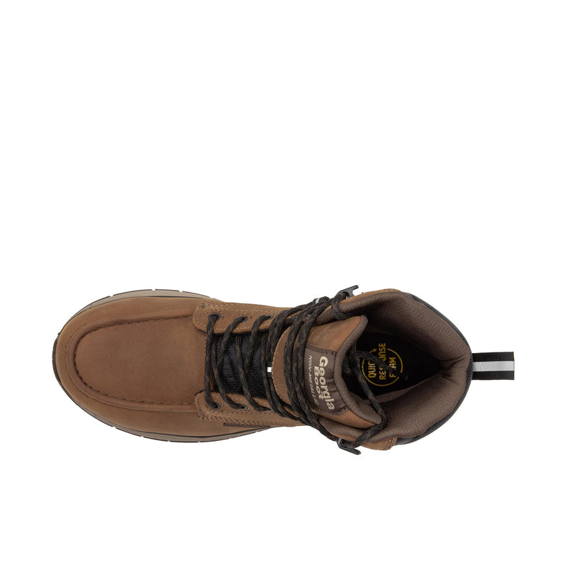 Load image into Gallery viewer, Georgia Boot DuraBlend Sport 6 Inches Moc Toe Composite Toe Top View