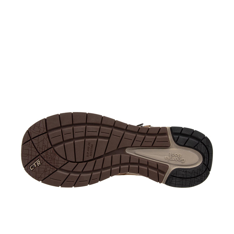 Load image into Gallery viewer, Georgia Boot DuraBlend Sport 6 Inches Moc Toe Composite Toe Bottom View