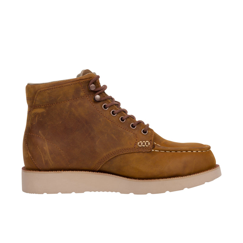 Load image into Gallery viewer, Rocky Monocrepe Wedge 6 Inch Composite Toe Crazy Horse Brown