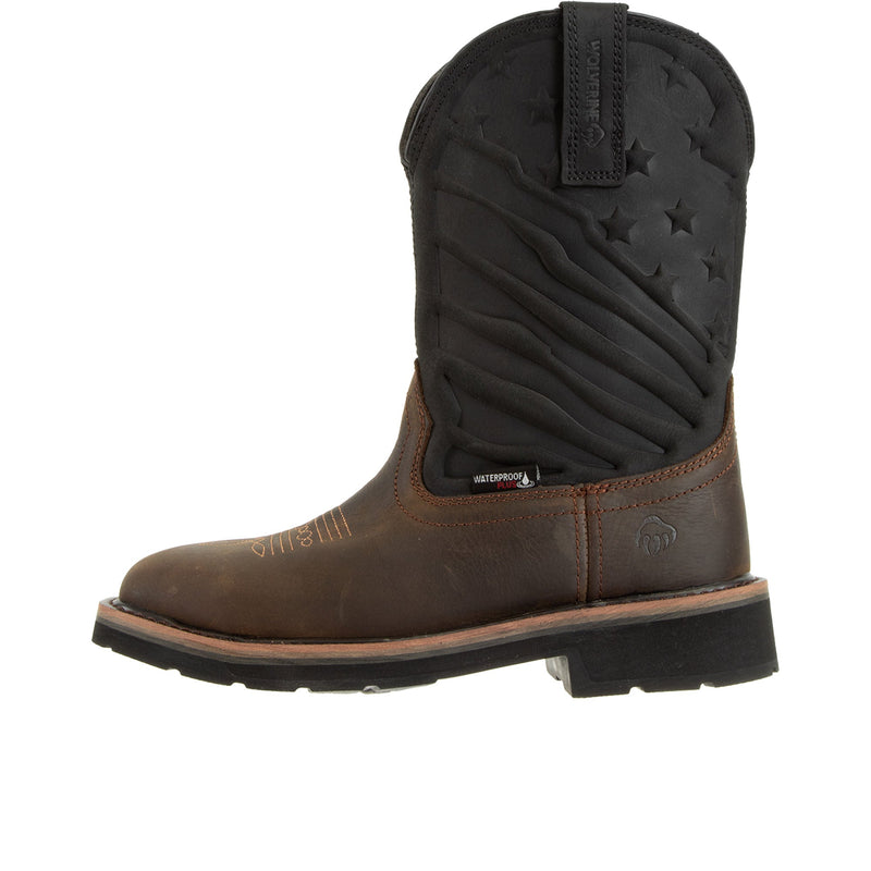 Load image into Gallery viewer, Wolverine Rancher Flag LX Steel Toe Black