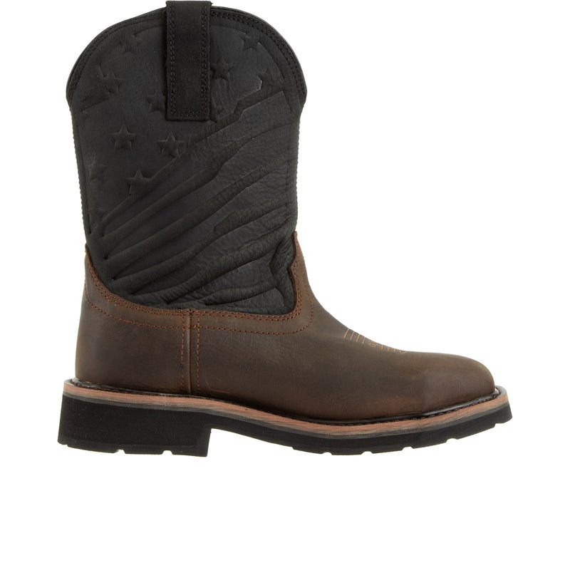 Load image into Gallery viewer, Wolverine Rancher Flag LX Steel Toe Black
