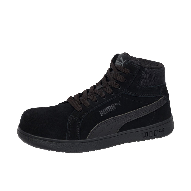 Load image into Gallery viewer, Puma Safety Womens Iconic Mid Composite Toe Black Black