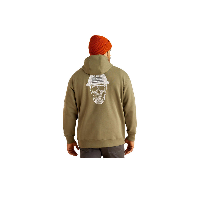 Load image into Gallery viewer, Ariat Rebar Roughneck Pullover Hoodie Back View